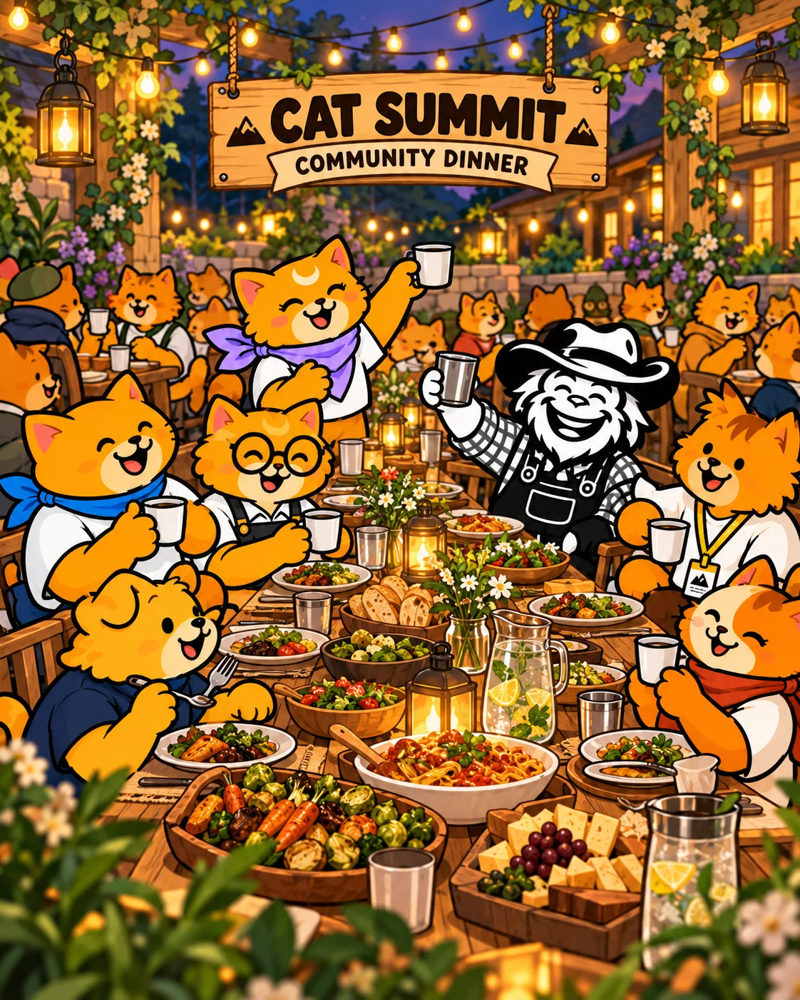 Community Dinner: A Table for Every Tail